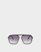 BLACK FRAME ST. MORITZ AVIATOR SUNGLASSES by KATIE LOXTON