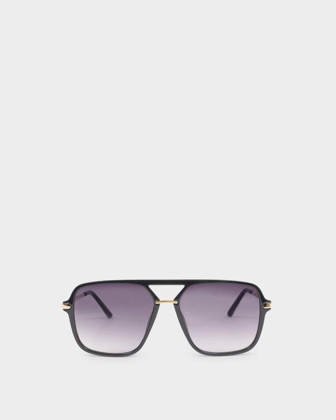 BLACK FRAME ST. MORITZ AVIATOR SUNGLASSES by KATIE LOXTON