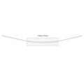16" SILVER TRACE CHAIN