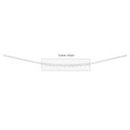 16" SILVER TRACE CHAIN