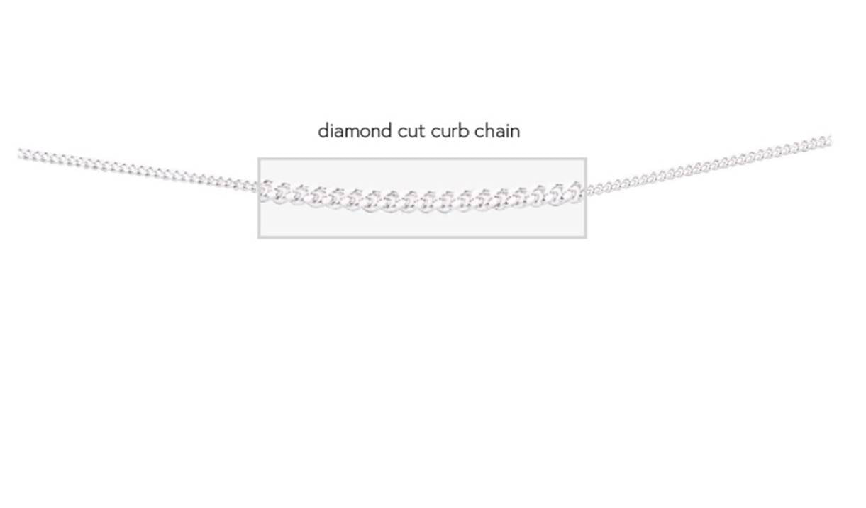 SILV 20" TIGHT CURB PENDANT CHAIN