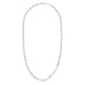 SILVER 18" TEXTURED ANCHOR LINK CHAIN
