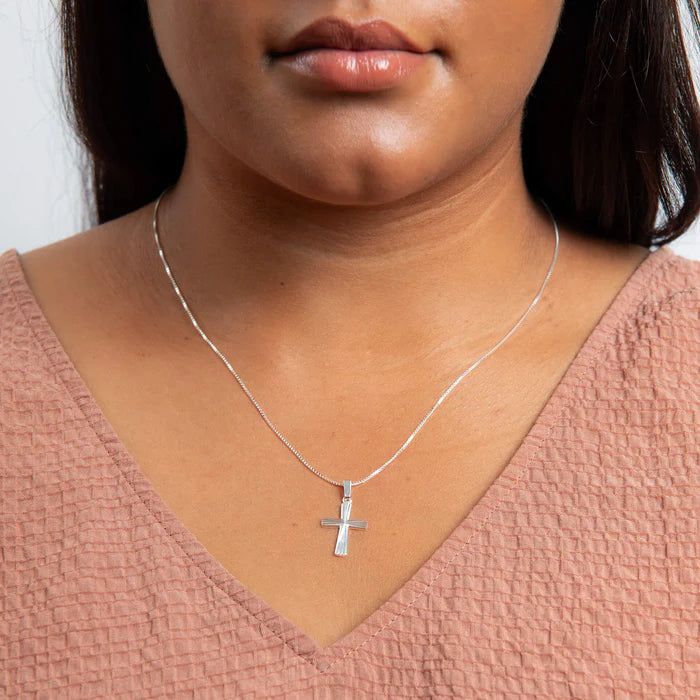 SILVER SMALL DC PATT CROSS ONLY