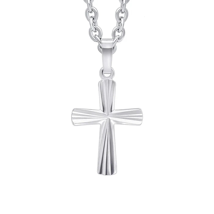 SILVER SMALL DC PATT CROSS ONLY