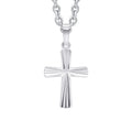 SILVER SMALL DC PATT CROSS ONLY