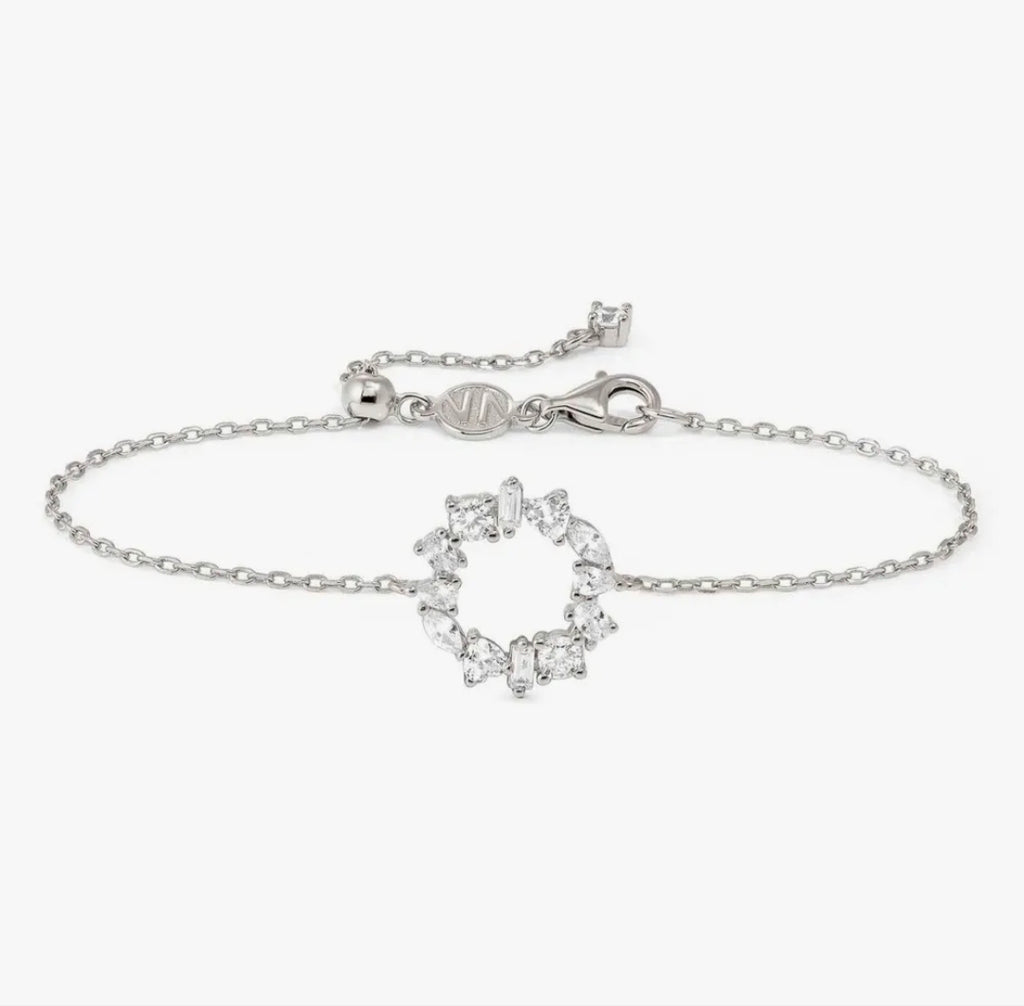 149881/031 NOMINATION SILVER WHT CZ CIRCLE BRACELET - COLOR WAVE