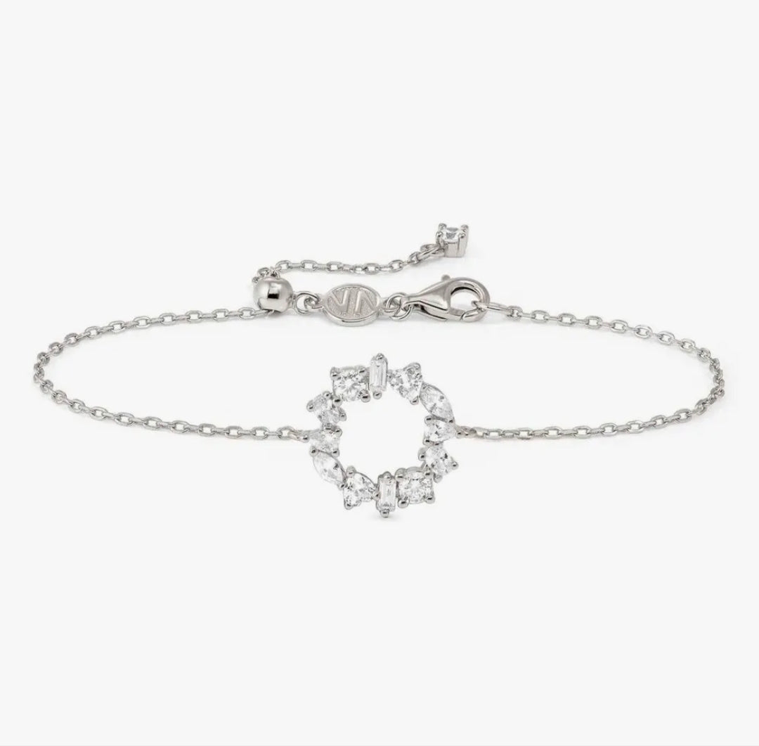 149881/031 NOMINATION SILVER WHT CZ CIRCLE BRACELET - COLOR WAVE