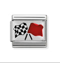 330208/16 NOM CHEQUERED FLAG SILV SHINE - OXID PLTE