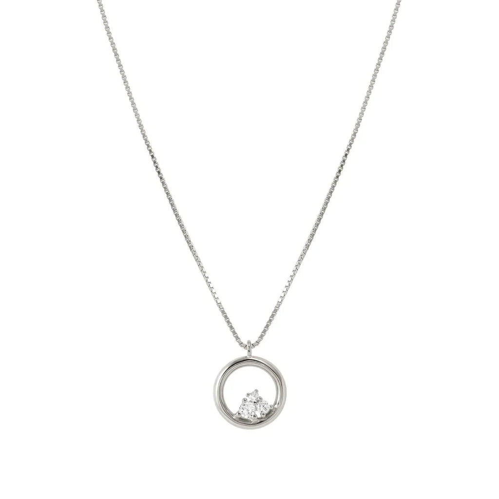 242602/043 NOMINATION SILVER WHT CZ SET CIRCULAR DESIGN NECKLET - DREAM BEATS