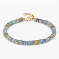 027937/100 NOMINATION INSTINCT STEEL BLUE AVENTURINE BRACELET - INSTINCTSTYLE