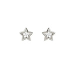 242603/007 NOMINATION SILVER WHT CZ SET STAR DESIGN EARRINGS - DREAM BEATS