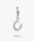 T SABO SILVER HORSESHOE CHARM