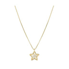 242602/009 NOMINATION GOLD PLATED SILVER WHT CZ SET STAR DESIGN NECKLET - DREAM BEATS
