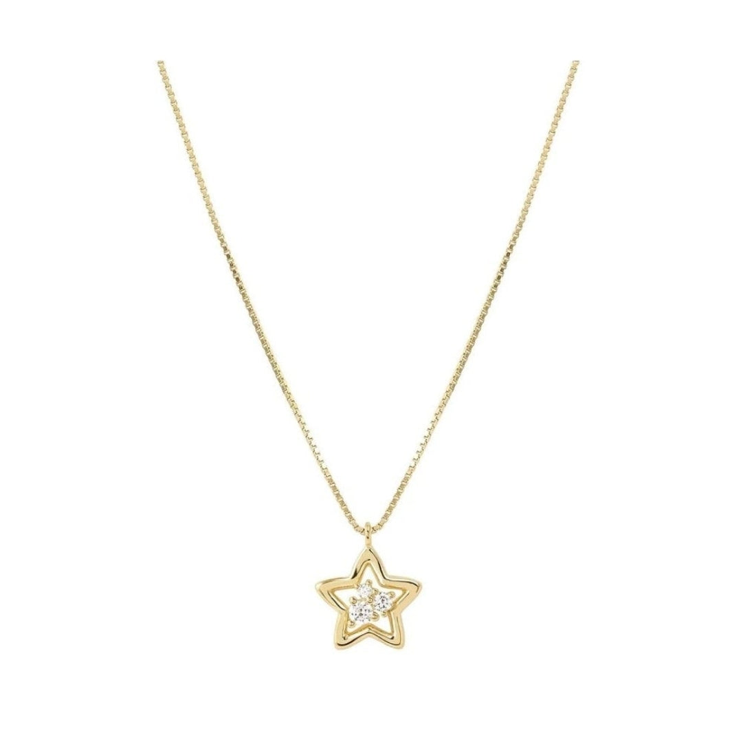 242602/009 NOMINATION GOLD PLATED SILVER WHT CZ SET STAR DESIGN NECKLET - DREAM BEATS