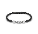 133022/030 Nomination ManVision Black PVD Bracelet Marine Link