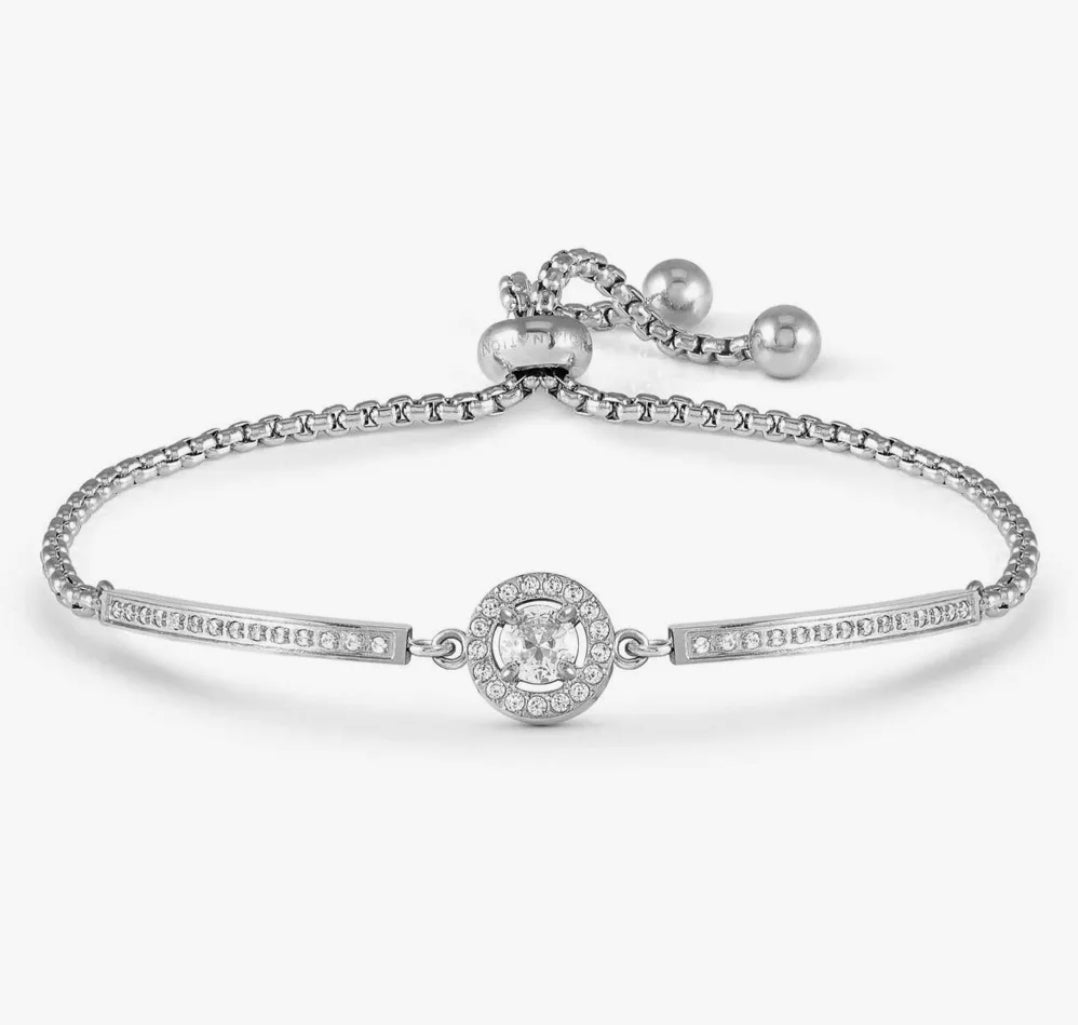 029800/017 SS CZ CIRCLE TASSLE BLET - ROYAL DREAM