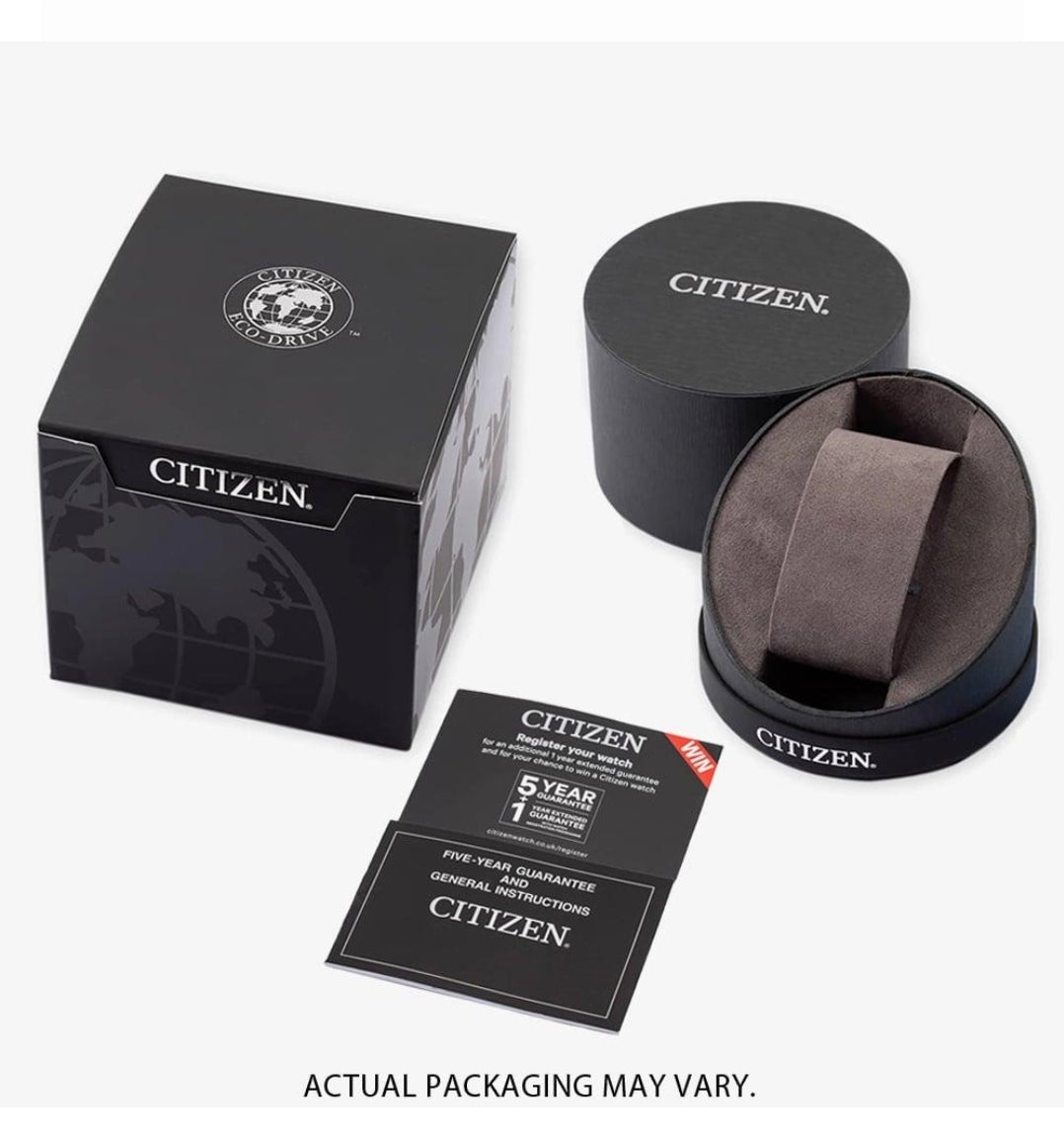 LDS SS CITIZEN ECO RND BLU DL. SB BW