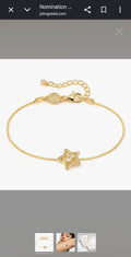 242601/009 NOMINATION SILVER GOLD PLATED WHT CZ SET STAR DESIGN BRACELET - DREAM BEATS