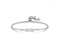 028025/002 SS MILLELUCI SILVER SS CZ MOM TOGGLE BRACELET