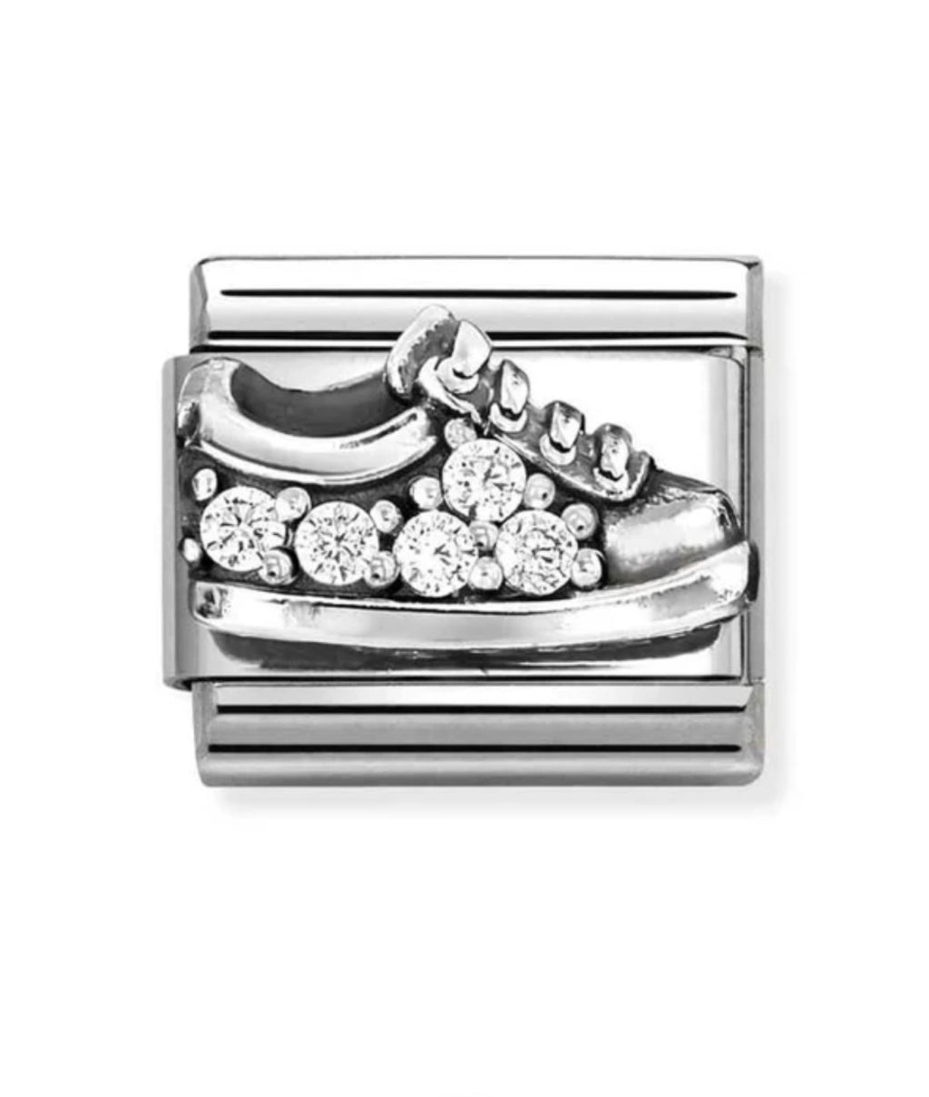 330327/17 NOMINATION CZ SILVER SNEEKER CHARM