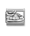 330327/17 NOMINATION CZ SILVER SNEEKER CHARM