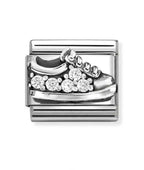 330327/17 NOMINATION CZ SILVER SNEEKER CHARM