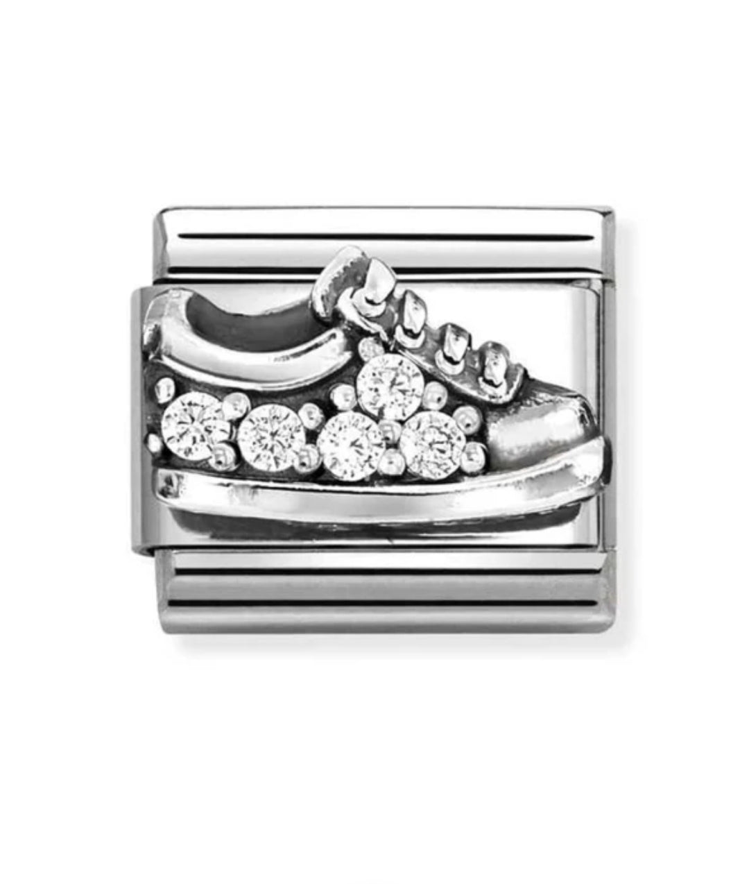 330327/17 NOMINATION CZ SILVER SNEEKER CHARM