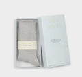 GREY SPARKLE OS SOCKS - GIFT BOXED