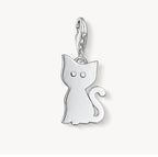 T SABO SILV CZ CAT PEND CHARM
