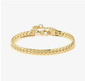 Nomination Ecclettica Gold Coloured Steel Snake Chain Bracelet