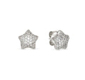 242707/007 Life Poetry Silver Pave CZ Star Stud Earrings
