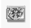 330311/20 NOM HEART TOL CZ SILV SHINE - CZ SYMBOLS