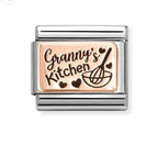 430111/27 NOMINATION GRANNYS KITCHEN ROSE GOLD CHARM - PLATES