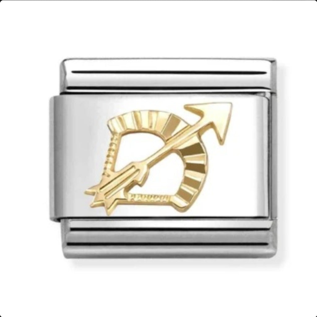 030167/09 NOMINATION SAGITTARIUS DIAMOND CUT ZODIAC