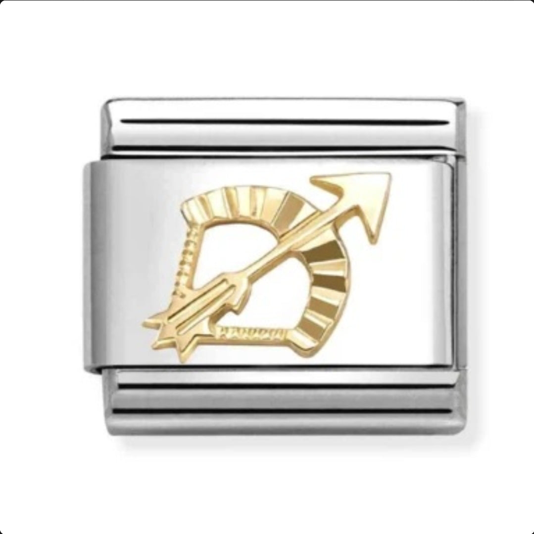 030167/09 NOMINATION SAGITTARIUS DIAMOND CUT ZODIAC