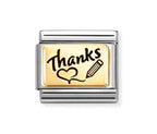 030166/76 NOMINATION THANKS HEART PENCIL CHARM