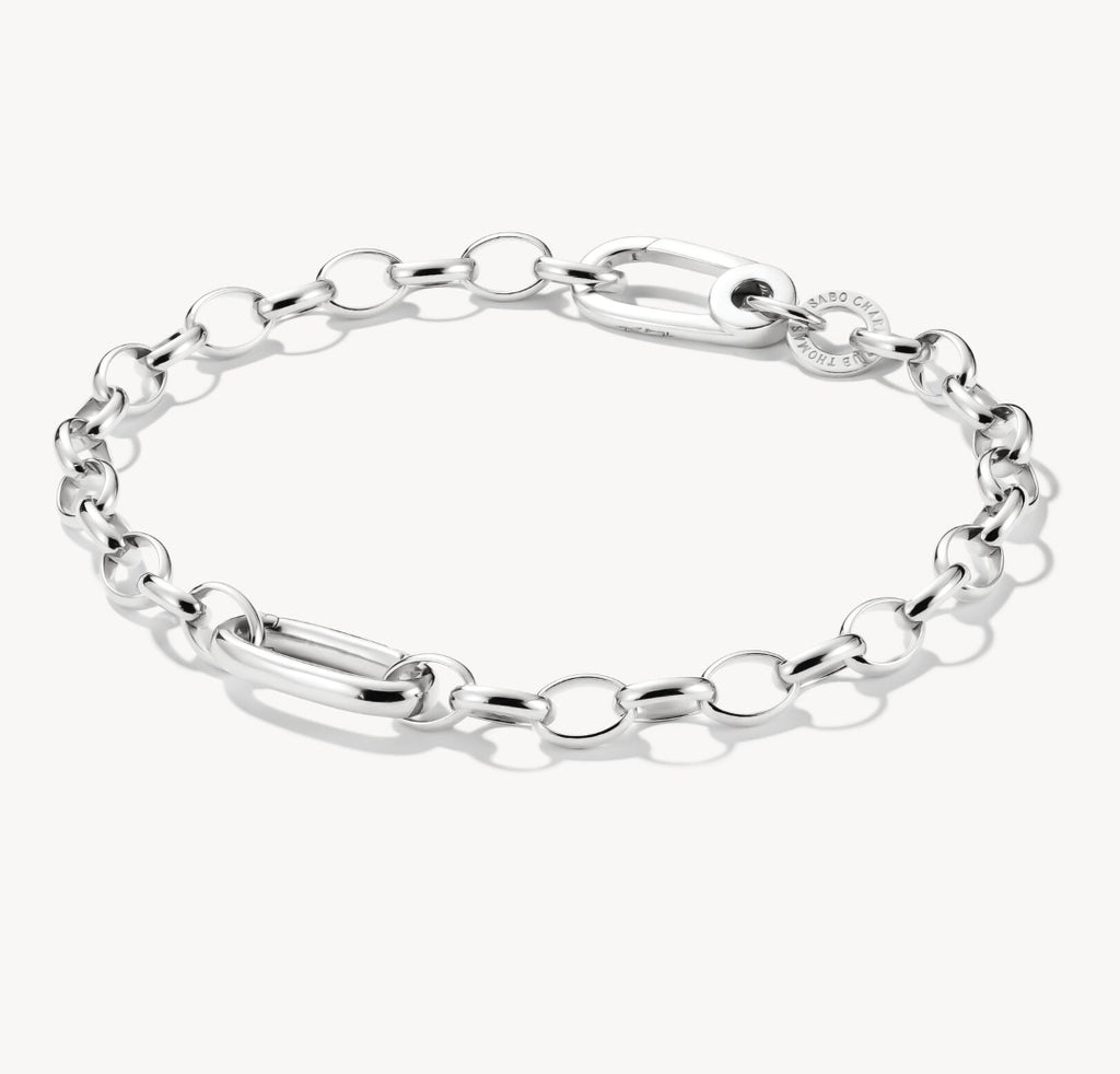 Thomas Sabo paper clip link Charm Bracelet