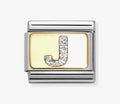 030291/10 NOMINATION J LETTER - GLITTER LETTER
