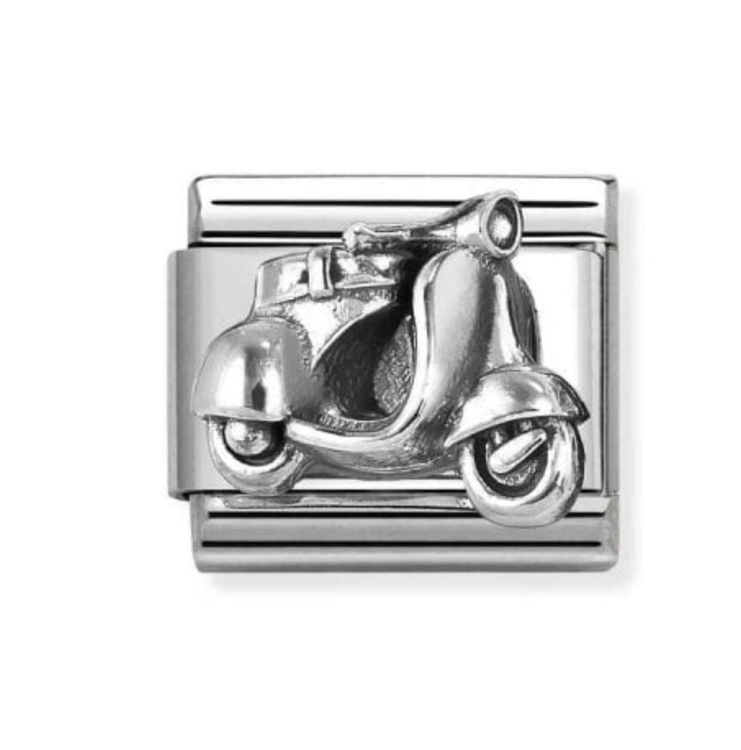 330114/03 NOMINATION SILVER SCOOTER CHARM