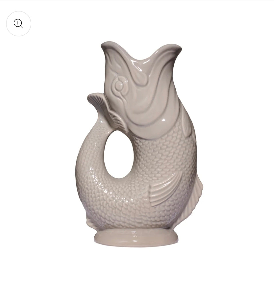 MUSHROOM GLUGGLE JUG FISH EXTRA LRGE