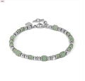 027935/028 NOMINATION INSTINCT STEEL GREEN AVENTURINE BRACELET - INSTINCTSTYLE