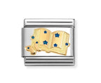 030285/85 NOMINATION BOOK BLUE ENAMEL CHARM