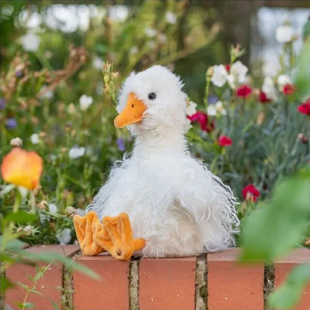 GOOSE - PEARL - LARGE PLUSH SOFT TEDDY by Wrendale