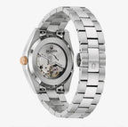 GNTS SS BULOVA RND MAROON DL.D AUTOMATIC BW