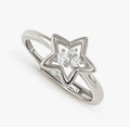 242600/007 NOMINATION SILVER WHT CZ SET STAR DESIGN RING - DREAM BEATS