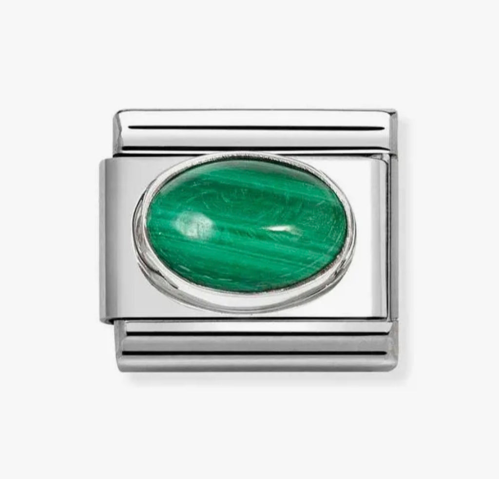330510/48 NOM MALACHITE - SILV SH - STONE SYMBOLS