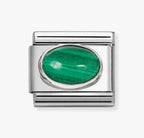 330510/48 NOM MALACHITE - SILV SH - STONE SYMBOLS