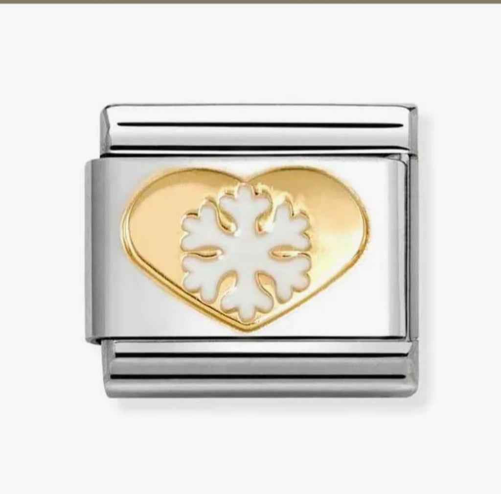030225/26 NOM HEART WITH SNOWFLAKE - CHRISTAMS