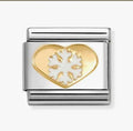 030225/26 NOM HEART WITH SNOWFLAKE - CHRISTAMS
