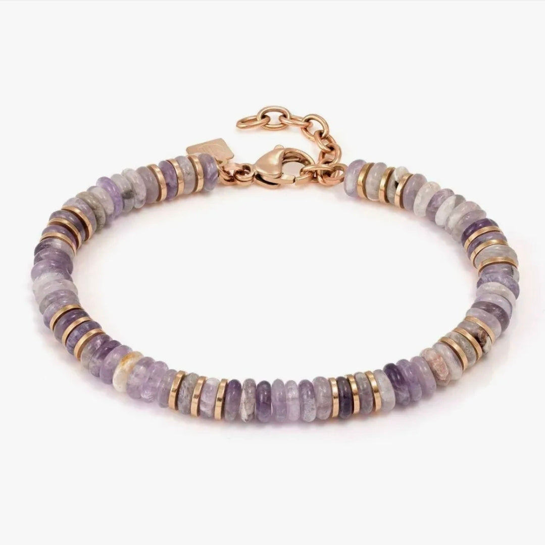 027938/013 NOMINATION INSTINCT STEEL AMETHYST BRACELET - INSTINCTSTYLE